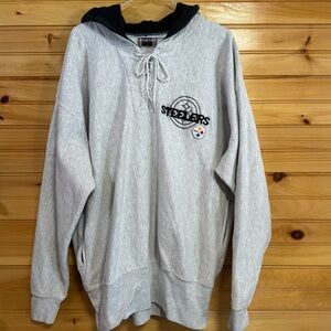 Legends Athletics Gray Steelers Hoodie XXL